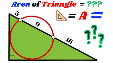 The Green Triangle Area Challenge: Can You Solve It? || (triangle) || #math #maths | #geometry