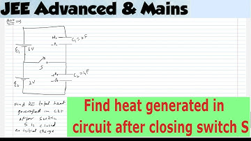 22) Find the charge flown through the path 1, 2, 3 as shown in figure after closing switch S and