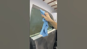 How to tint a frameless window #tint #windowtint #ppf #asmr #asmrcommunity #tinting #oddlysatisfying