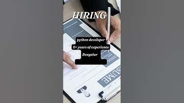 #shorts #bengaluru Hiring Python Developer | 0+ years of experience | Eduinq