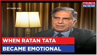 When Ratan Tata Became Emotional While Speaking About Dream Project | Interview With Navika Kumar