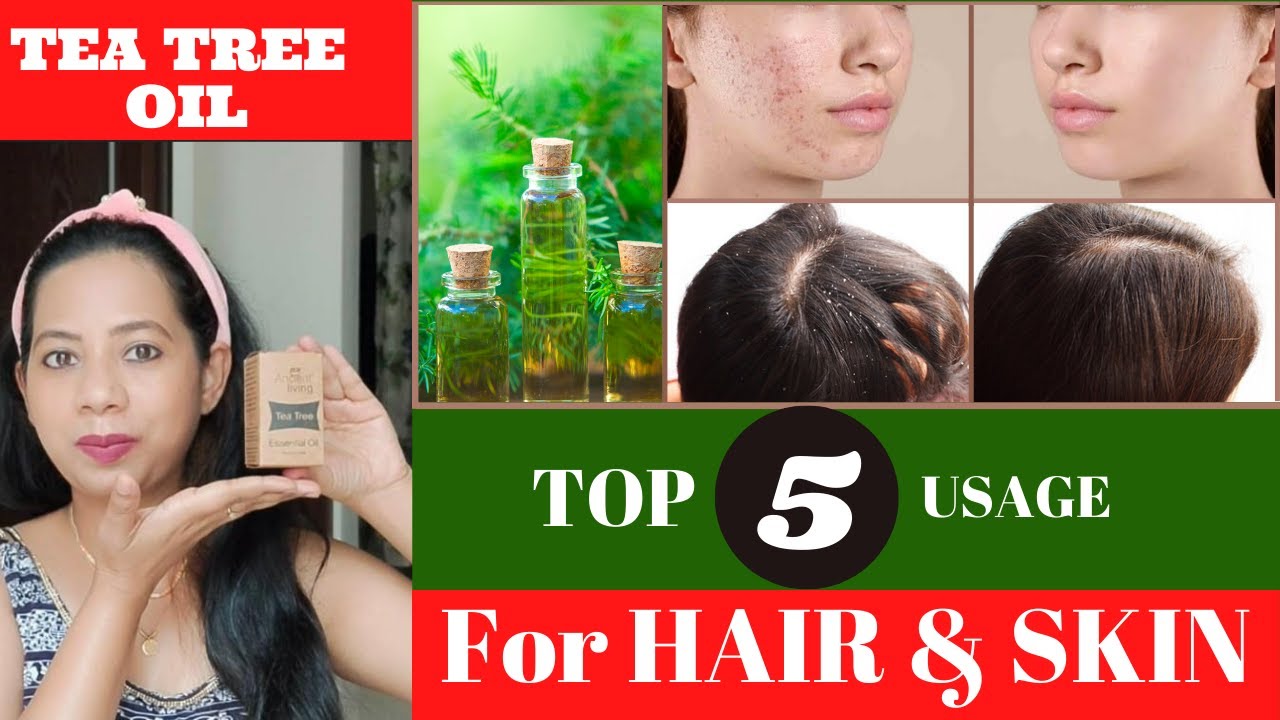 How To Use TEA TREE OIL For SKIN, HAIR TEA TREE OIL USES TOP 5 YouTube