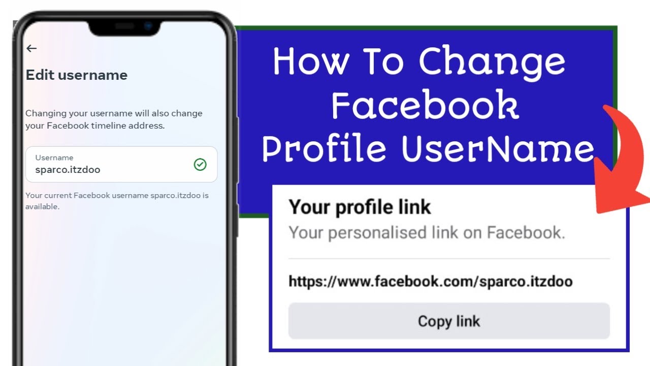 Fastest Method To Change Facebook Profile Link |Customize Facebook ...