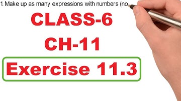 Class 6 maths | Algebra | Chapter 11 | Exercise 11.3