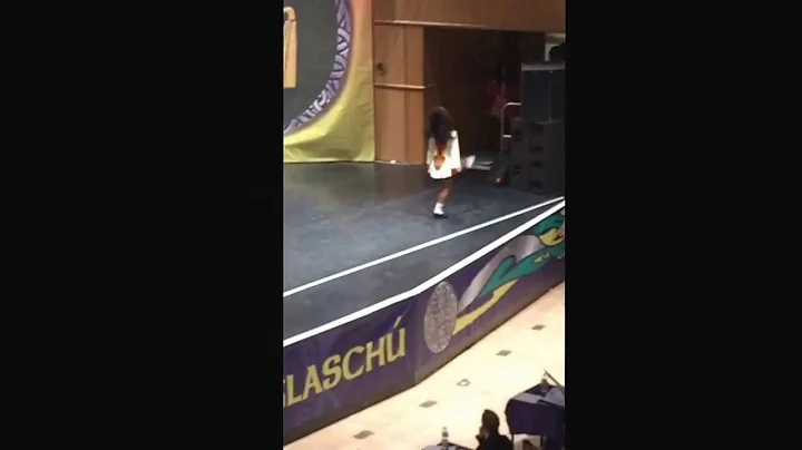 Julia O'Rourke dancing at the Irish Dancing World ...