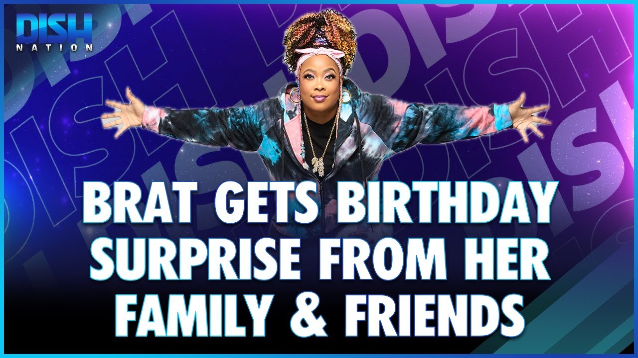 Brat Gets Birthday Surprise From Her Family & Friends - YouTube