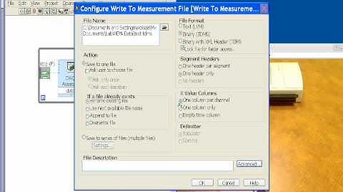 Triggered Analog Input and logging