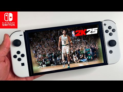 NBA 2K25 on Nintendo Switch OLED - YouTube