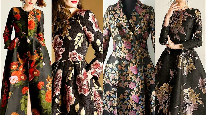gorgeous floral and plane simple print skater dresses styles/chiffon midi dresses designs and ideas