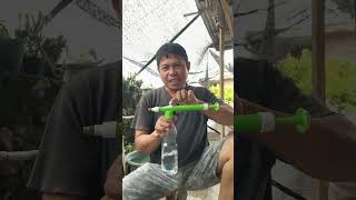 Used Bottles Become Plant Sprayers #agriculture