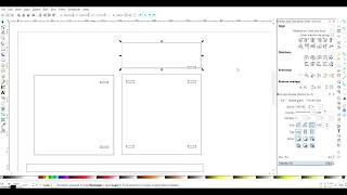 Inkscape  2D design for fitting chair