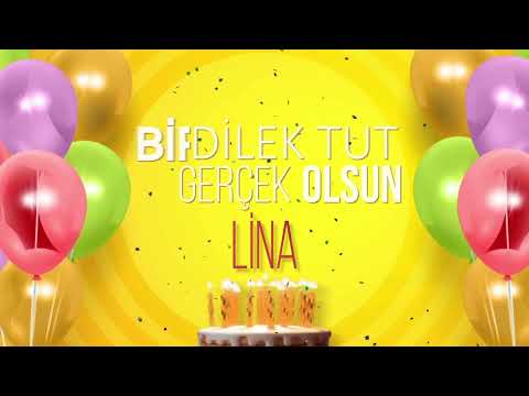 İyi ki doğdun LİNA - İsme Özel Doğum Günü Şarkısı (FULL VERSİYON)