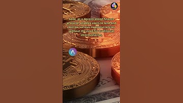 Aave, as a decentralized finance protocol #shorts #crypto #aave