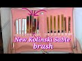 Posh brush case that looks like a Travellers Notebook!! &amp; New Kolinski Sable acrylic brushes | MS