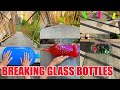 Breaking Glass Bottles &amp; Balloon Drops 😱🔥 Crushing Crunchy &amp; Soft Things! #asmr #satisfying