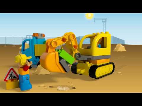 Truck & Tracked Excavator - LEGO DUPLO - 10812 - Product Animation