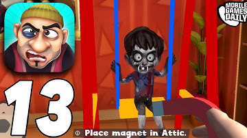 SCARY ROBBER HOME CLASH - Just Hanging Around Level - Gameplay Walkthrough Part 13 (iOS, Android)