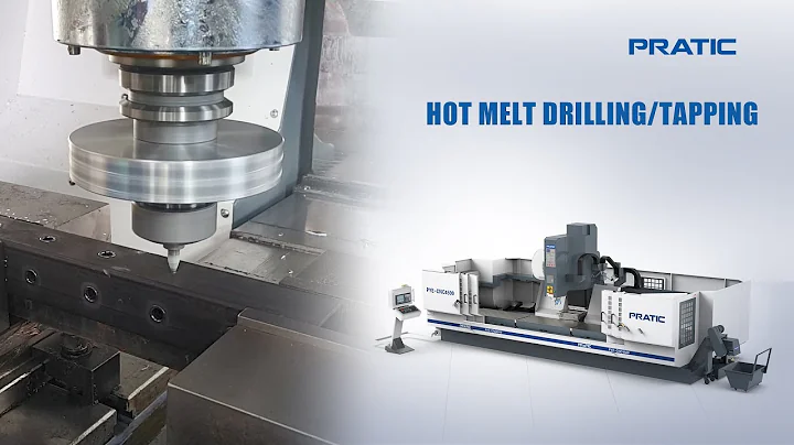 PRATIC CNC-BT40 Spindle CNC Machine& Tapping with Flowdrill