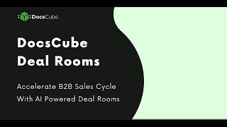 DocsCube Deal Rooms Demo
