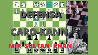 Partidas de Sultan Khan - Defensa Caro-Kann con Negras