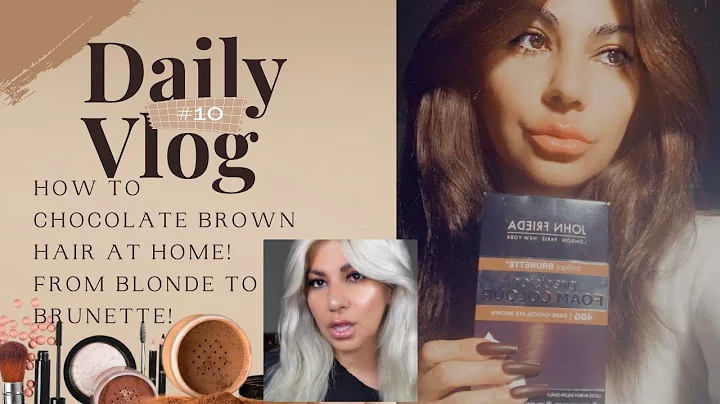 HOW TO GO CHOCOLATE BROWN HAIR AT HOME | HOW TO GO...