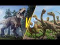 T Rex VS 100 Raptors 