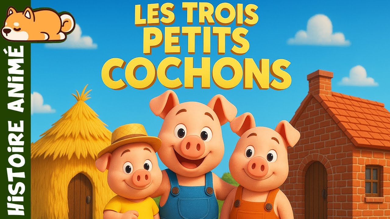 LES TROIS PETITS COCHONS 🐷 histoire pour s'endormir | Un conte drôle et intelligent