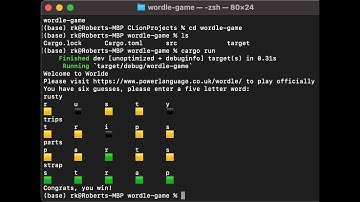 Building Wordle with Rust