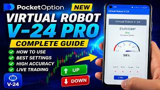 How To Use Virtual Robot V-24 Pro on Mobile | Pocket Option Guide
