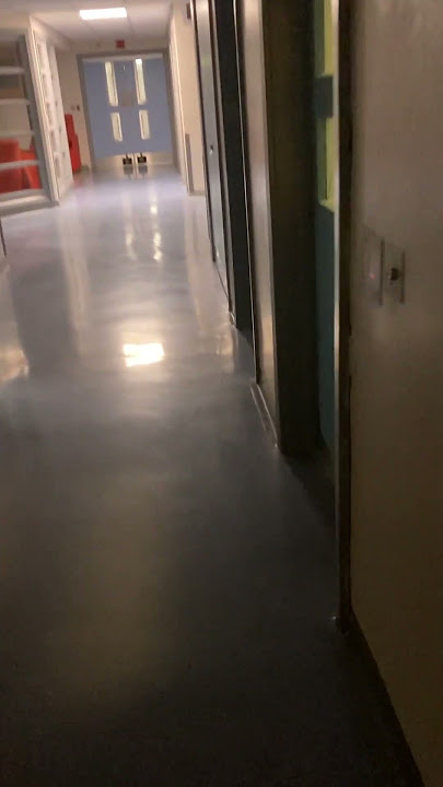 Inside a real mental hospital ward at night