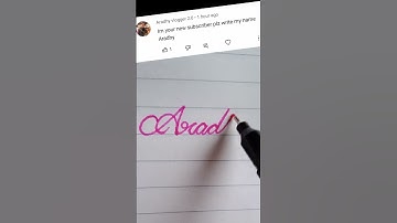Aradhy name write in cursive writing #cursive#writing#beautiful#name#aradhy#short#clip#shorts