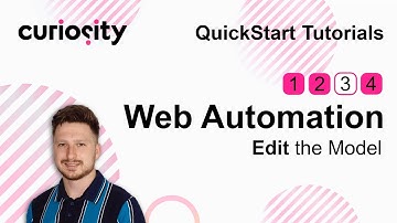 Edit the Model | QuickStart Web Automation | Quality Modeller