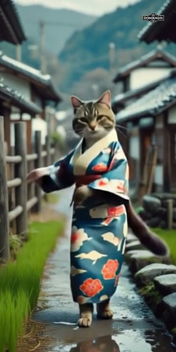 a japanese cat is dancing trend Tia Monica#cat #cats #dance #dancetiktok #danceviral #cute #funny