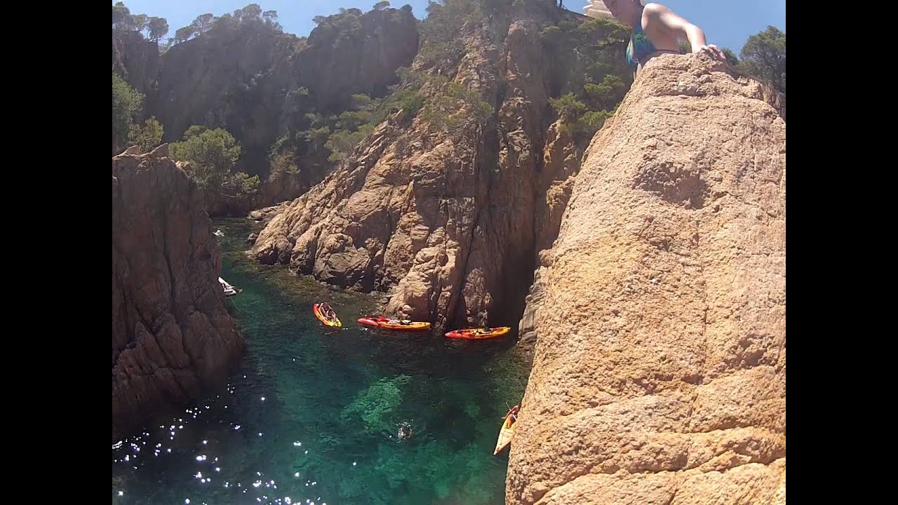 Cliff Diving in Costa Brava, Spain YouTube