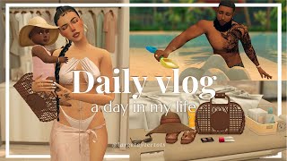 Day In The Life: Family Beach Day • The Sims 4 Vlog 📷🤍