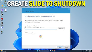 How To Create Slide to Shutdown Shortcut in Windows 11 & 10 - Easy Fix