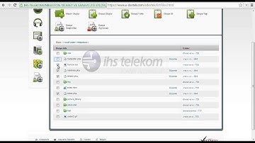 Hosting Dosya Yönetimi Dosya Zipleme İşlemi - IHS TELEKOM