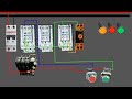 Star Delta Power Wiring | Control Wiring | Star Delta Stater #electrical #stardeltastarter 🤔
