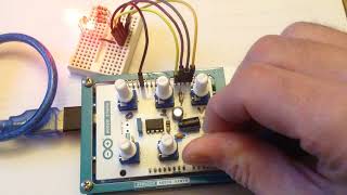 Arduino Make Your Uno Synth Shield - LED Sequencer
