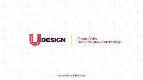 AutoCAD Dynamic Block Door & Window Plans Package product video demo