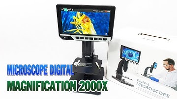 Test Digital Microscope 7 inch HD Magnification 2000x