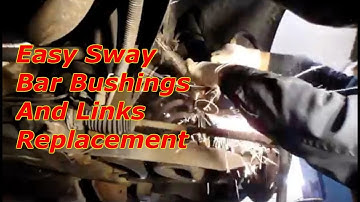 How To Replace Sway Bar Links & Bushings 1994- 2004 Ford Mustang