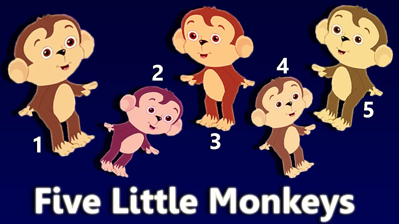 Five Little Monkeys Jumping On The Bed  The Banana Hospital  Animal Songs  British Kids Songs