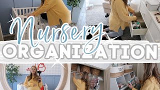 NURSERY ORGANIZATION | NURSERY DIY PROJECTS | NESTING \& BABY PREP | Lauren Yarbrough