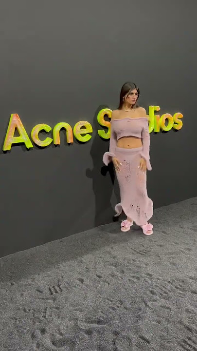 #MiaKhalifa x #AcneStudios - #shorts #acnestudiosfw23 #fashionweek