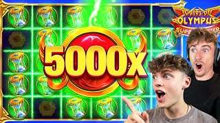 THE MOST INSANE GATES OF OLYMPUS SUPER SCATTER SESSION! (HUGE BUYS)