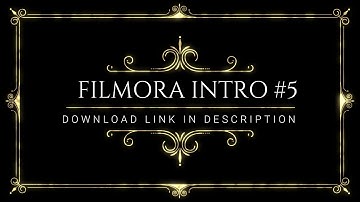 Download Filmora intro Template Free #5