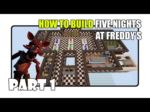 How To Build Five Nights at Freddy's Map in Minecraft - Part 1 (Fnaf 1 Map)