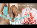 college back to school supplies haul