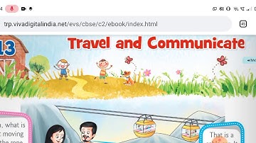 Chapter-13 Travel and Communicate Date-04.02.2021 Class-2th(Evs)